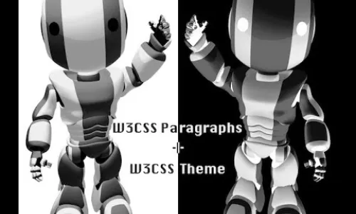 ⚡️ Tabs in W3CSS Paragraphs & W3CSS Theme | W3CSS Paragraphs Becomes Paragraphs Bundles